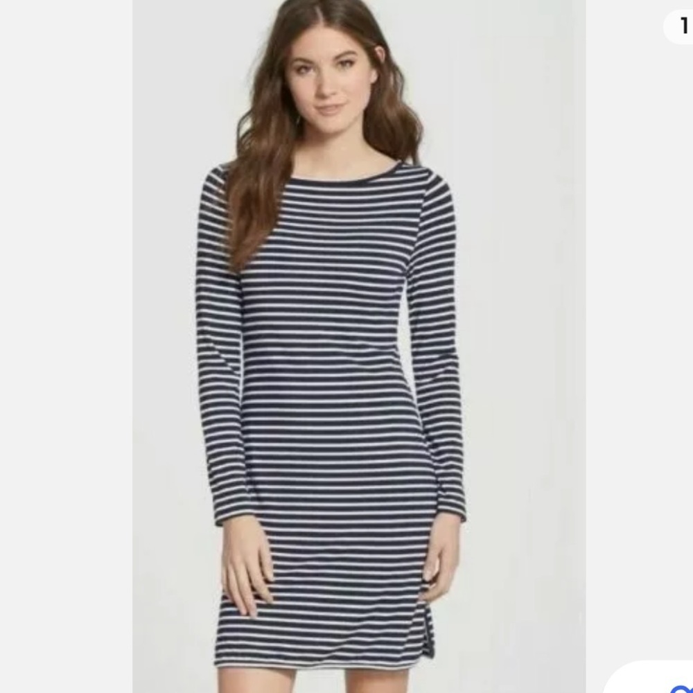 Mott 50 Sun Protective Swim Suit Cover Up Striped Dress Women's UPF 50